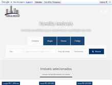 Tablet Screenshot of familiaimoveis.com.br